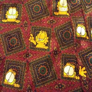 Paws Addiction Garfield Silk Tie 3.75 x 56 in. EUC